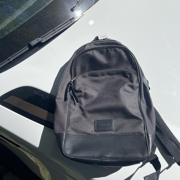 Coach Black Commuter/Travel Backpack NWT - Picture 2 of 7